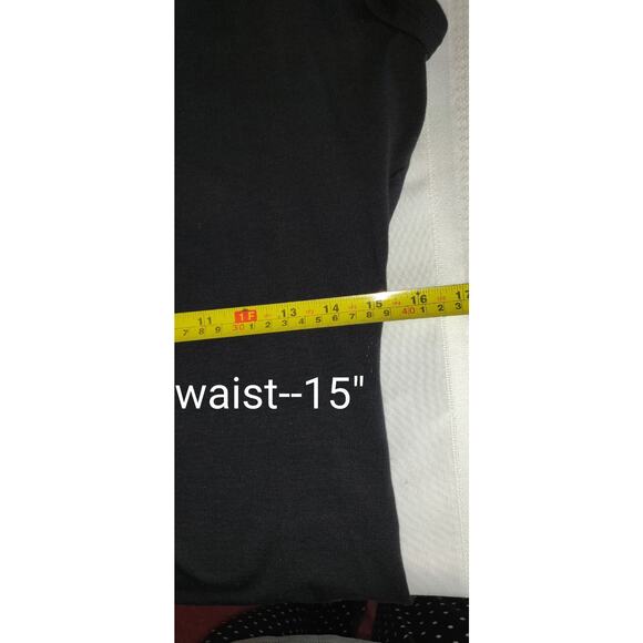 Vintage Y2K Dots Store Black Tshirt Top Basic Stretch NEW NWT Short Sleeves XL - Picture 11 of 12